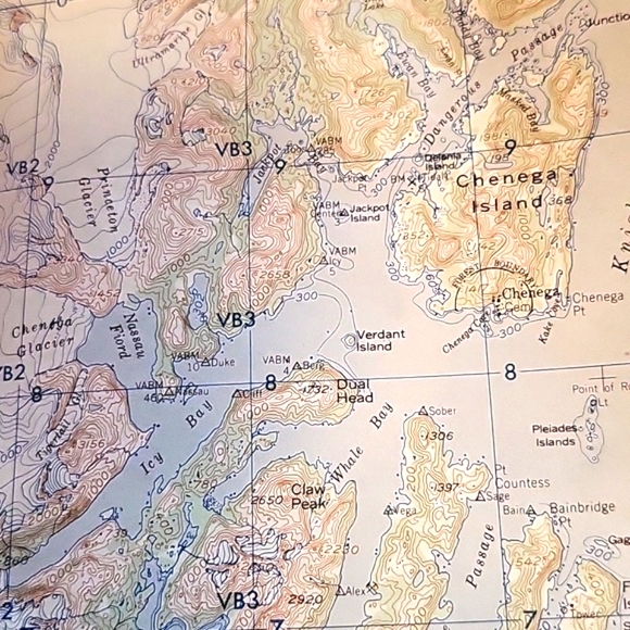 1956 MAP OF SEWARD ALASKA ETC ARMY CORPS OF ENGINEERS - Picture 13 of 15